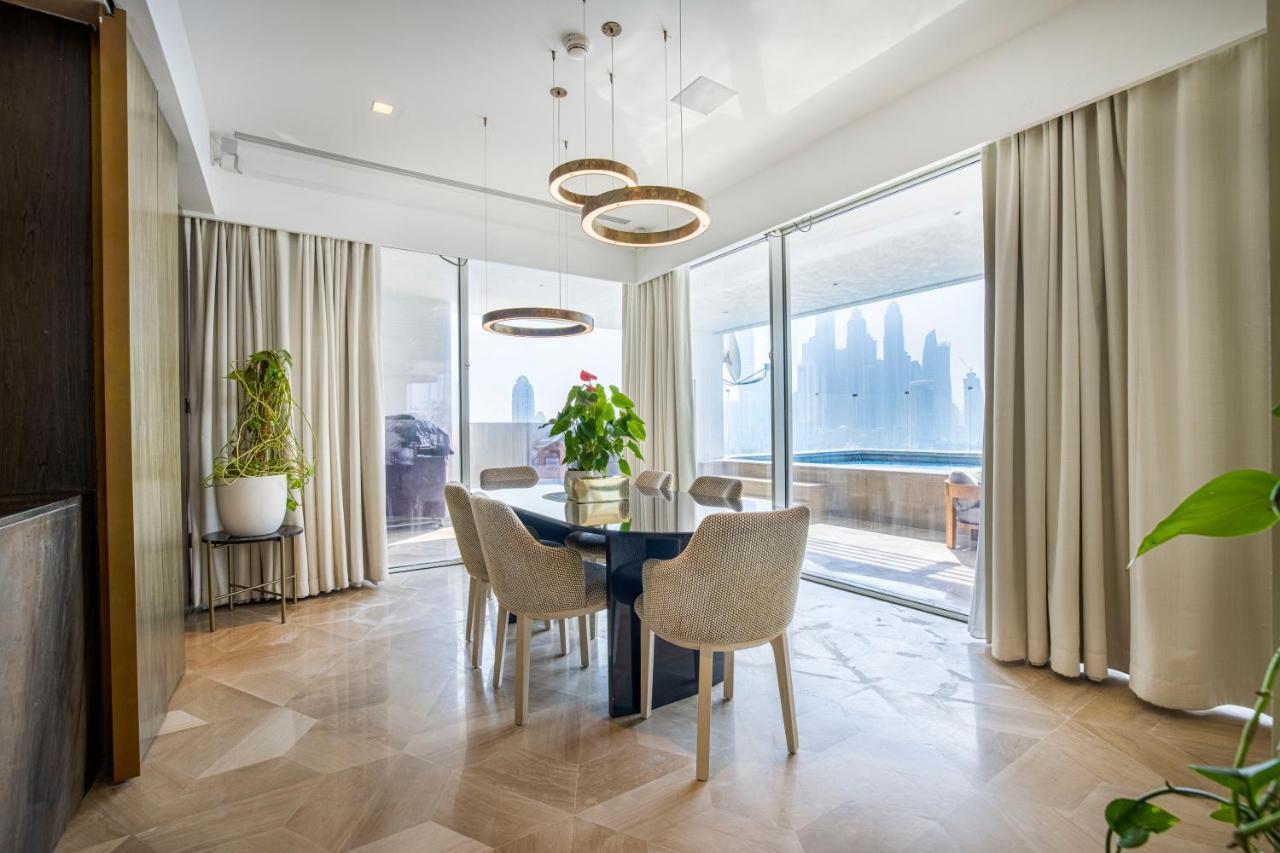 Five Palm Jumeirah 2Br Luxury Penthouse , Full Marina See View With Private Pool Дубай Екстериор снимка