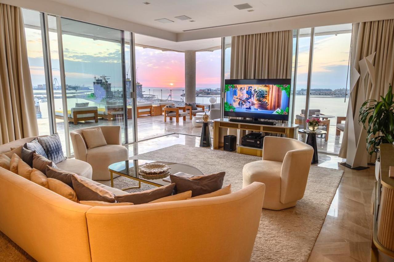 Five Palm Jumeirah 2Br Luxury Penthouse , Full Marina See View With Private Pool Дубай Екстериор снимка