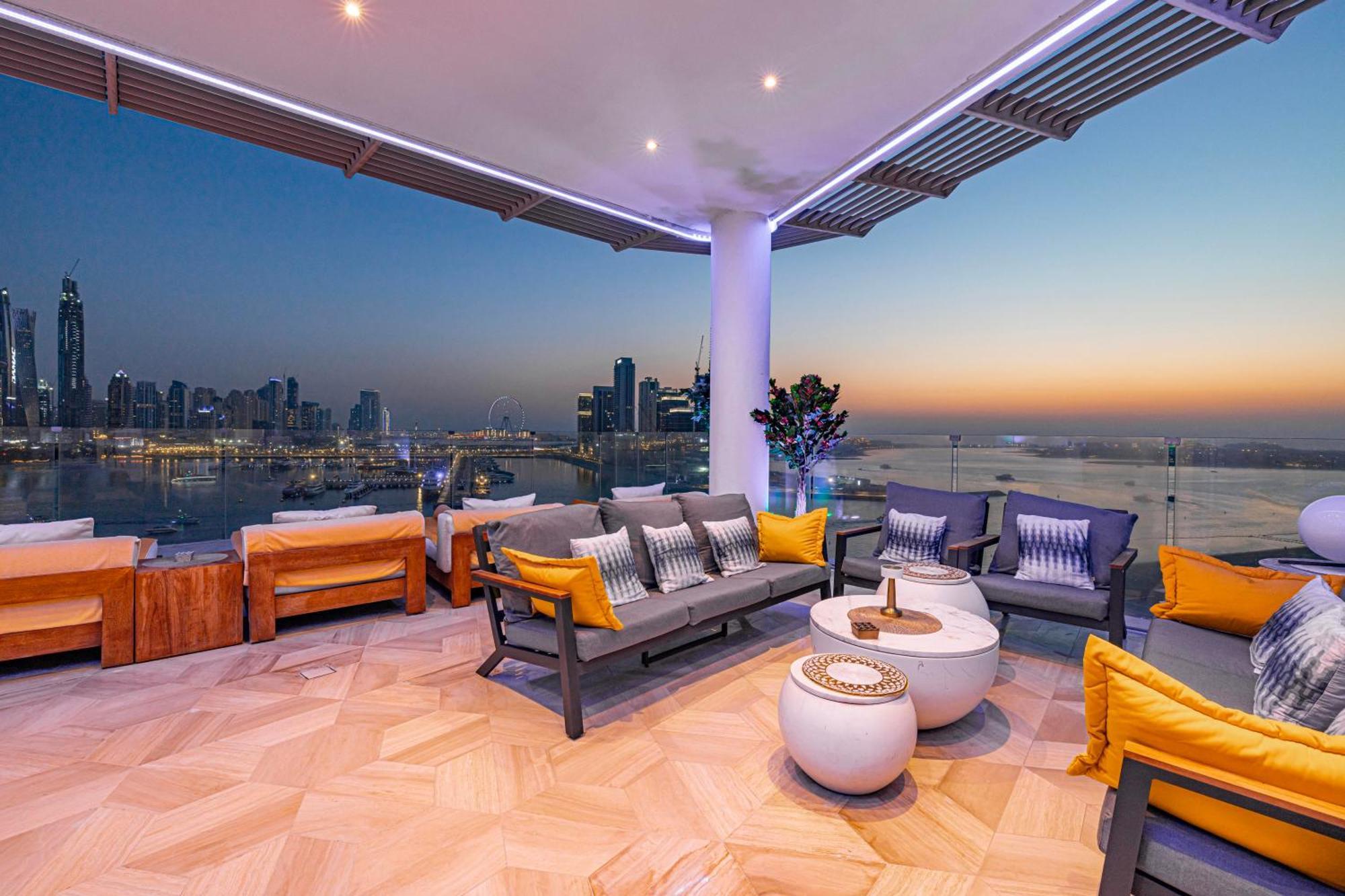 Five Palm Jumeirah 2Br Luxury Penthouse , Full Marina See View With Private Pool Дубай Екстериор снимка