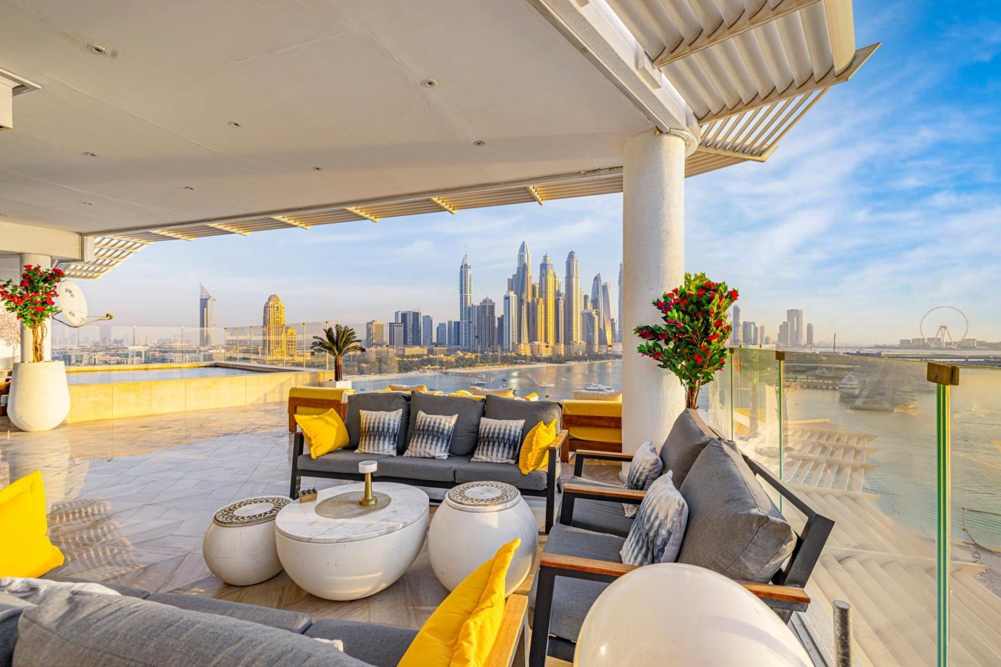 Five Palm Jumeirah 2Br Luxury Penthouse , Full Marina See View With Private Pool Дубай Екстериор снимка