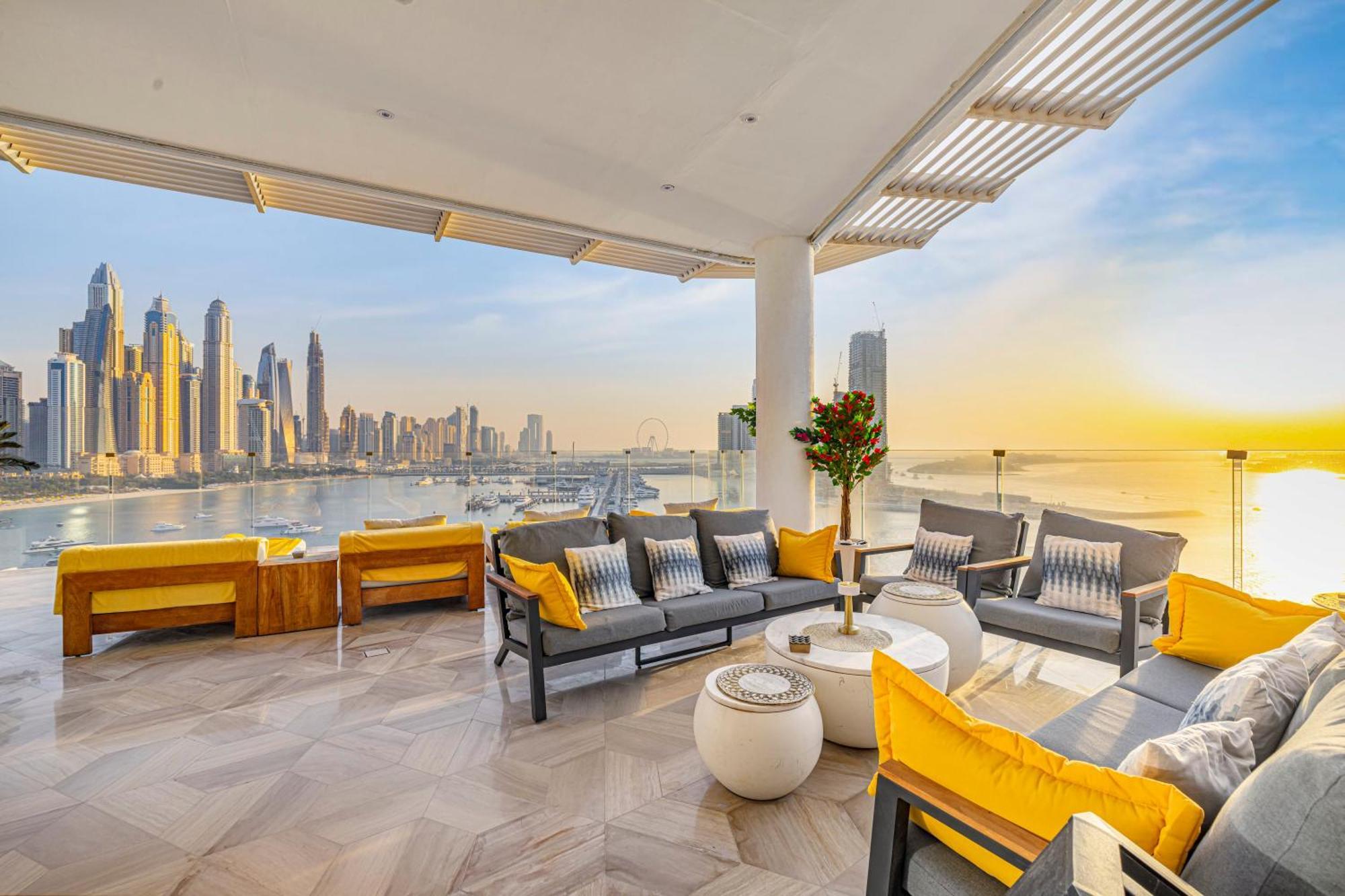 Five Palm Jumeirah 2Br Luxury Penthouse , Full Marina See View With Private Pool Дубай Екстериор снимка