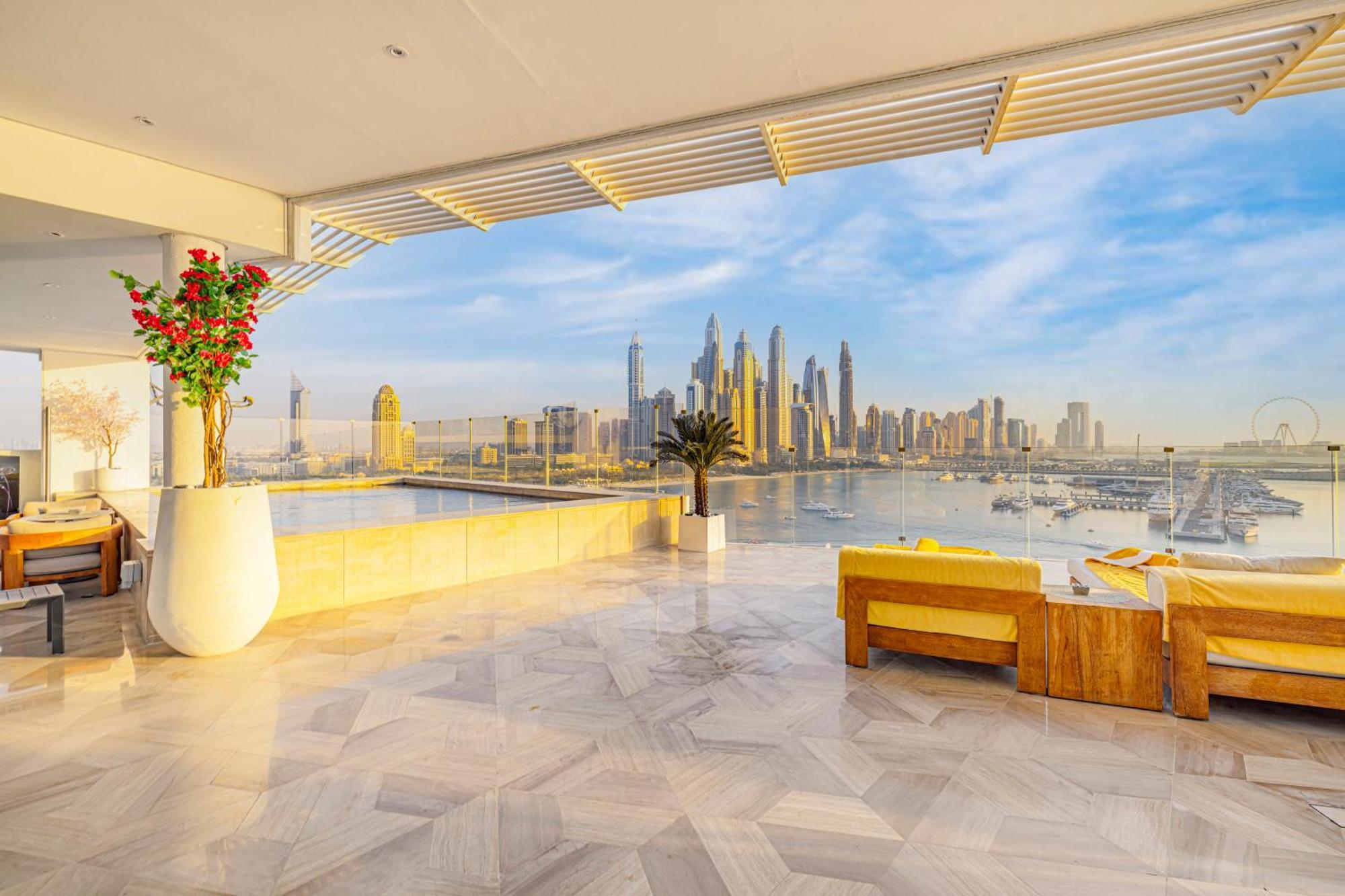 Five Palm Jumeirah 2Br Luxury Penthouse , Full Marina See View With Private Pool Дубай Екстериор снимка